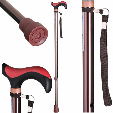 Medyczna laska inwalidzka regulowana miedziana LI201AM marki ActionMED - Galeria zdjęcie 7