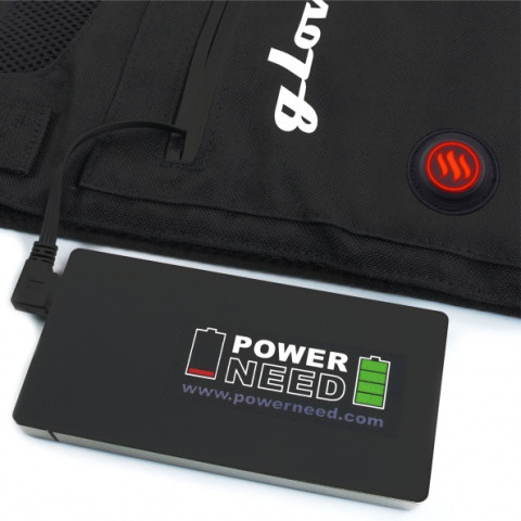 Kamizelka ogrzewana czarna uniwersalna GLOVII GV1U - Galeria zdjęcie 10