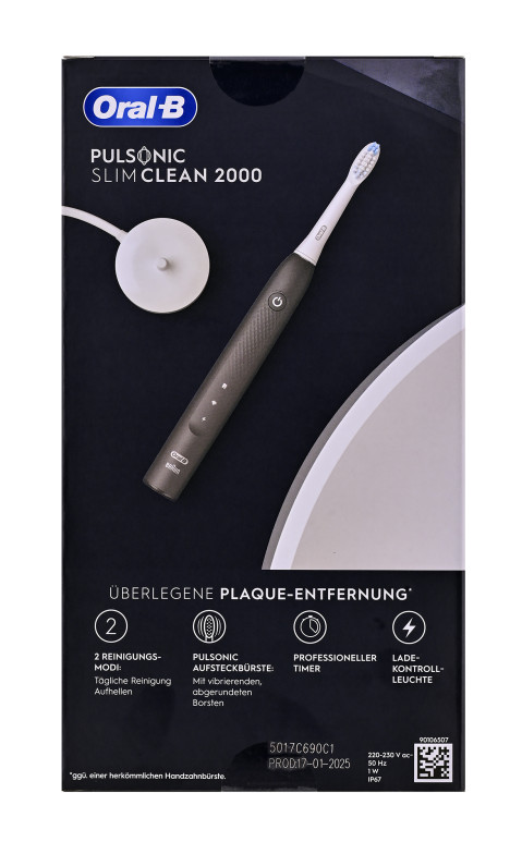 Szczoteczka Oral-B PULSONIC SLIM CLEAN 2000 czarna - Galeria zdjęcie 8