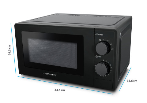 Kuchenka mikrofalowa ESTOFADO CZARNA EKO011W - Galeria zdjęcie 5