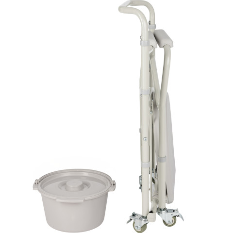 Krzesło toaletowe na kółkach TGR-R KT 023C marki Timago - Galeria zdjęcie 6