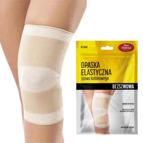 Opaska elastyczna stawu kolanowego – bezszwowa rozmiar XL - Galeria zdjęcie 3