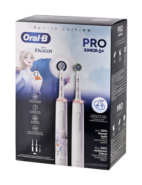 Zestaw 2 szczoteczek Oral-B 3 3000 i Junior Frozen - Galeria zdjęcie 12