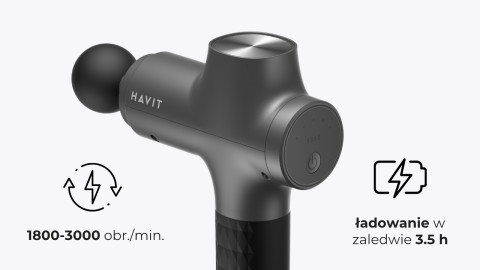 Masażer ręczny pistoletowy Havit MG1503 - Galeria zdjęcie 23