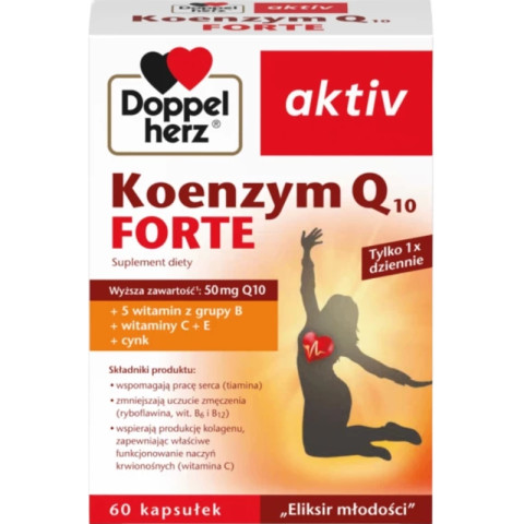 Doppelherz aktiv Koenzym Q10 FORTE "Eliksir młodości" 60 kapsułek - Galeria zdjęcie 1