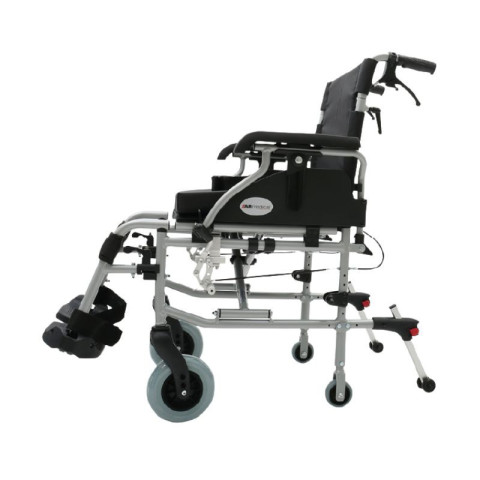 Lekki wózek inwalidzki aluminiowy PRESTIGE - AR-350 - NFZ - 41 cm Koła pełne - Galeria zdjęcie 4