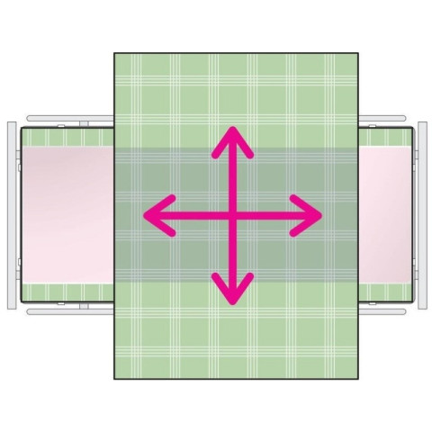 Nakładka kierunkowa ETAC Immedia SatinSheet DrawSheet 4 kierunkowa 200x200 (satyna 147 cm) Maxi - Galeria zdjęcie 6