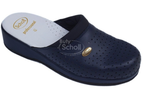 Chodaki Scholl CLOG BACK GUARD dla personelu medycznego 45 GRANATOWY - Galeria zdjęcie 2