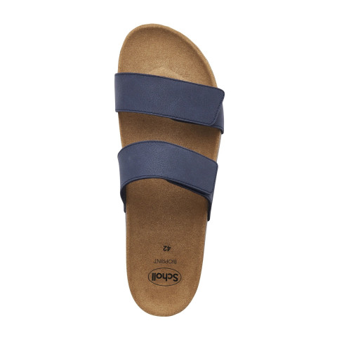 Męskie medyczne klapki z dwoma paskami Scholl TYMEG - kolor: Granatowy - rozmiar: 43 - Galeria zdjęcie 5