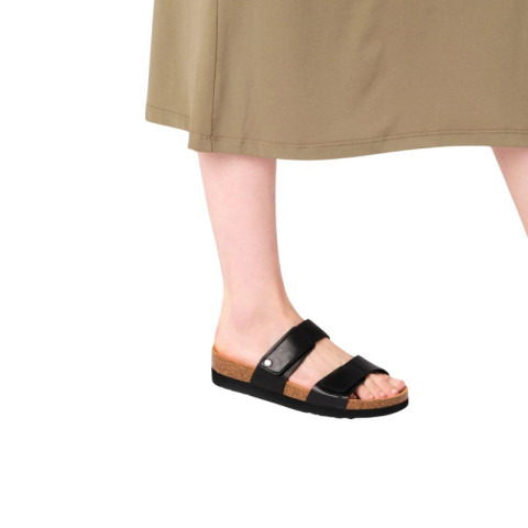 Zdrowotne klapki Scholl LUSAKA MED Czarny 41 - Galeria zdjęcie 4