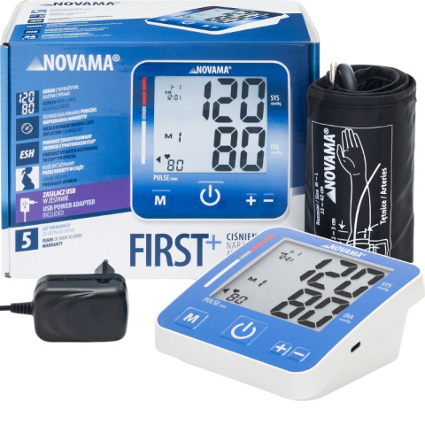 Ciśnieniomierz automatyczny NOVAMA FIRST z zasilaczem - Galeria zdjęcie 2