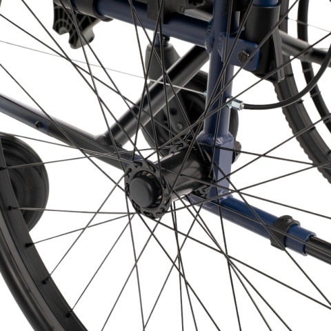 Wózek inwalidzki wykonany ze stopów lekkich NAVY1 szer. siedziska 48 - Galeria zdjęcie 11