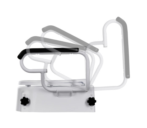 Nasadka podwyższająca na toaletę z klapą i uchwytami NT200AM marki ActionMED - Galeria zdjęcie 4