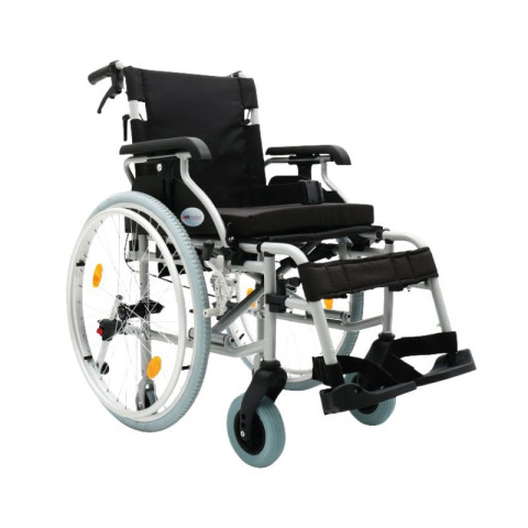 Lekki wózek inwalidzki aluminiowy PRESTIGE - AR-350 - NFZ - 41 cm Koła pełne - Galeria zdjęcie 1