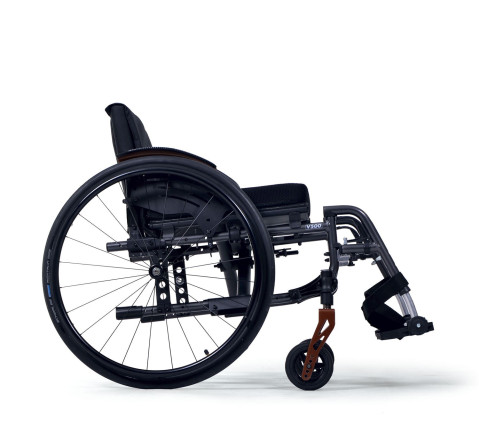 Nowoczesny składany wózek inwalidzki aktywny Vermeiren V500 Active - NFZ - 44 cm - Galeria zdjęcie 2