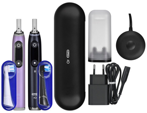 Braun Oral-B szczoteczka elektryczna iO 9N zestaw DUO BLACK ONYX & ROSE QUARTZ - Galeria zdjęcie 1