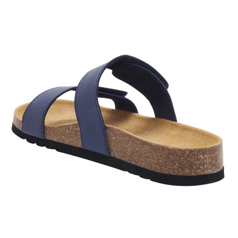 Męskie medyczne klapki z dwoma paskami Scholl TYMEG - kolor: Granatowy - rozmiar: 43 - Galeria zdjęcie 4