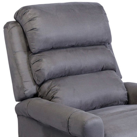 Fotel rozkładany geriatryczny pionizujący dla seniora STYLEA II - Titan Alcantara - Galeria zdjęcie 3