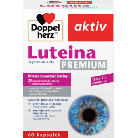 Doppelherz aktiv Luteina PREMIUM EXTRA zawartość luteiny 60 kapsułek - Galeria zdjęcie 1