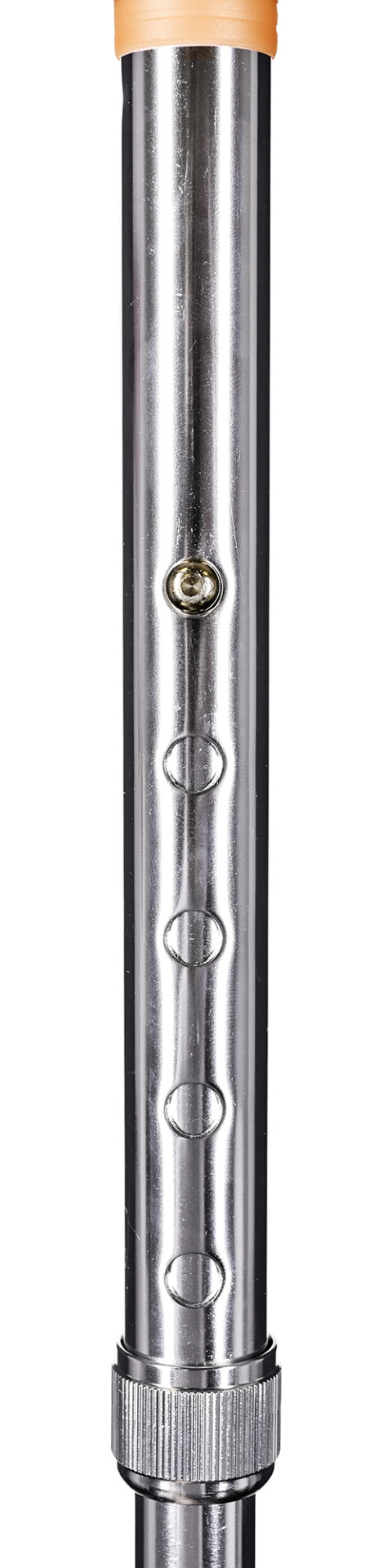 Srebrna laska ortopedyczna inwalidzka do chodzenia dla seniora składana LI101AM marki ActionMED - Galeria zdjęcie 5