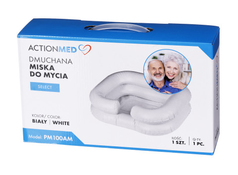 Nadmuchiwany basen miska do mycia głowy w łóżku SELECT PM100AM marki ActionMED - Galeria zdjęcie 7
