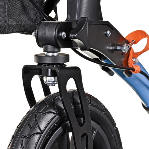 Lekki terenowy chodzik czterokołowy rehabilitacyjny aluminiowy na kołach pneumatycznych z hamulcami CH200AM marki ActionMED - Galeria zdjęcie 15