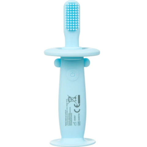 Muzyczna szczoteczka-gryzak do zębów dla dzieci Haxe Lulino - kolor Niebieski - Galeria zdjęcie 2