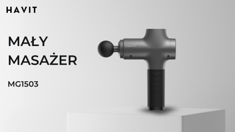 Masażer ręczny pistoletowy Havit MG1503 - Galeria zdjęcie 4
