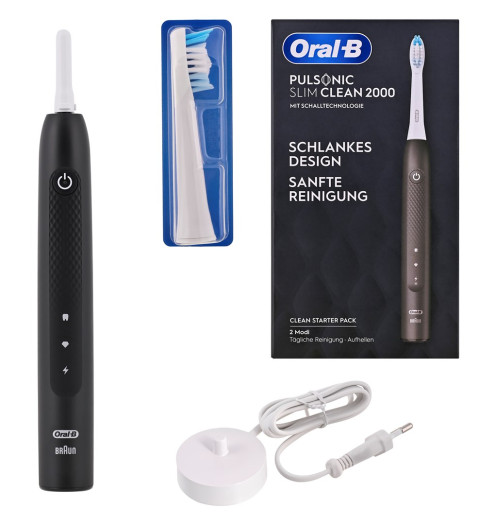 Szczoteczka Oral-B PULSONIC SLIM CLEAN 2000 czarna - Galeria zdjęcie 2