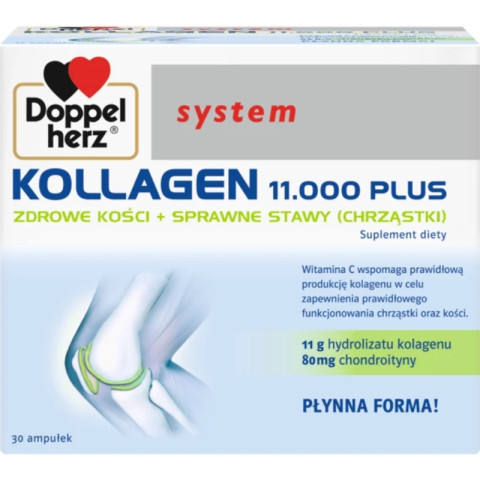 Doppelherz system KOLLAGEN 11.000 PLUS 30 ampułek - Galeria zdjęcie 1