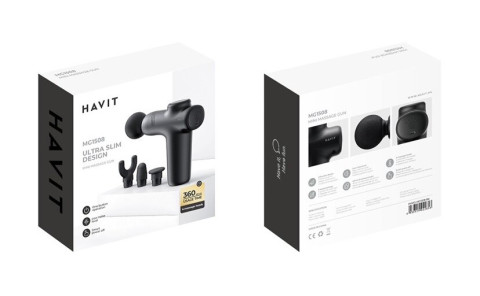 Masażer ręczny pistoletowy Havit MG1508 - Galeria zdjęcie 10