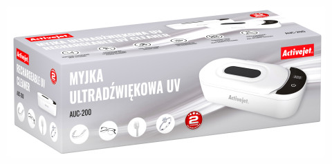 Myjka ultradźwiękowa UV Activejet AUC-200 do protez, okularów i biżuterii - Galeria zdjęcie 12