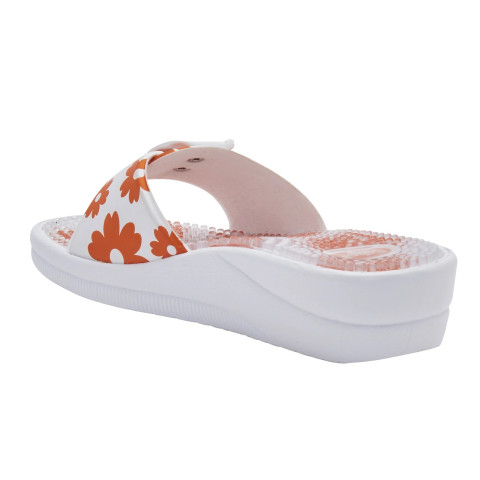 Damskie klapki Scholl New Massage dla personelu medycznego 36 Pomarańczowy - Galeria zdjęcie 3