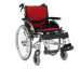 Bardzo lekki wózek inwalidzki ERGONOMIC - 13 kg ! - NFZ - Czerwony 43 cm Koła pompowane - Galeria zdjęcie 1