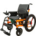 Stalowy wózek inwalidzki elektryczny składany na dużych kołach sterowany joystickiem AT52335 - Galeria zdjęcie 1