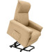 Fotel geriatryczny pionizujący California Demarta Virginio z dwoma siłownikami kolor Beżowy - Galeria zdjęcie 1