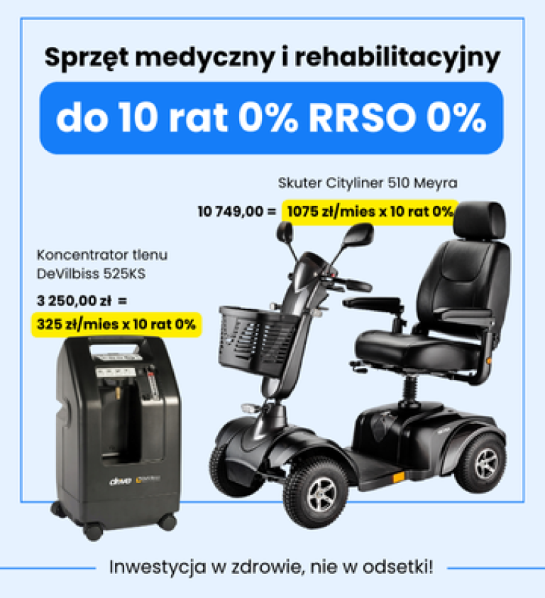 Raty 0% na sprzęt medyczny!