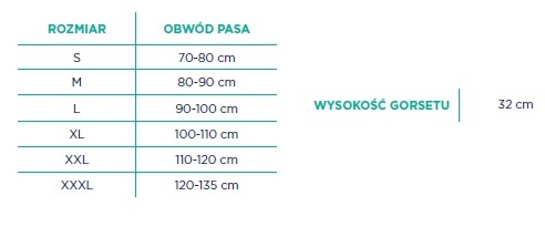 Wysoka orteza (gorset) piersiowo-lędźwiowo-krzyżowa TGO-R SLKP 703 - M - zdjęcie 1