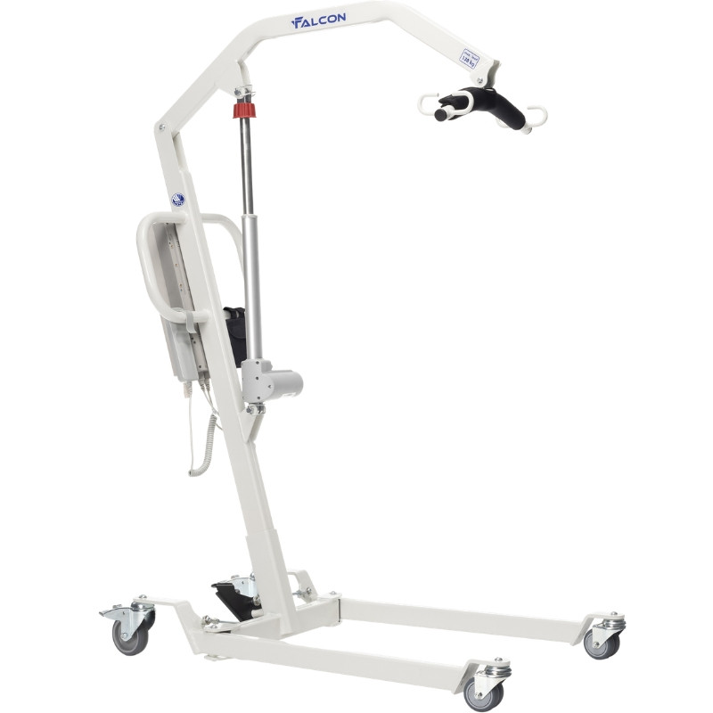 Elektryczny podnośnik pacjenta kąpielowo-transportowy na kółkach do 130 kg FALCON NOSIDŁO COMFORT POLIESTER - zdjęcie 1
