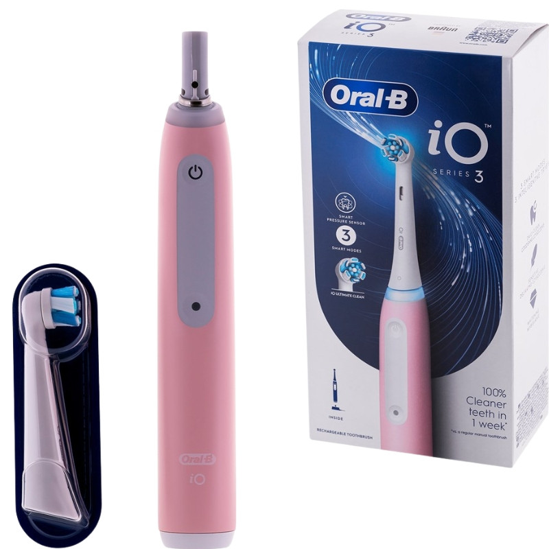 Braun Oral-B szczoteczka elektryczna iO 3 PINK - zdjęcie 1