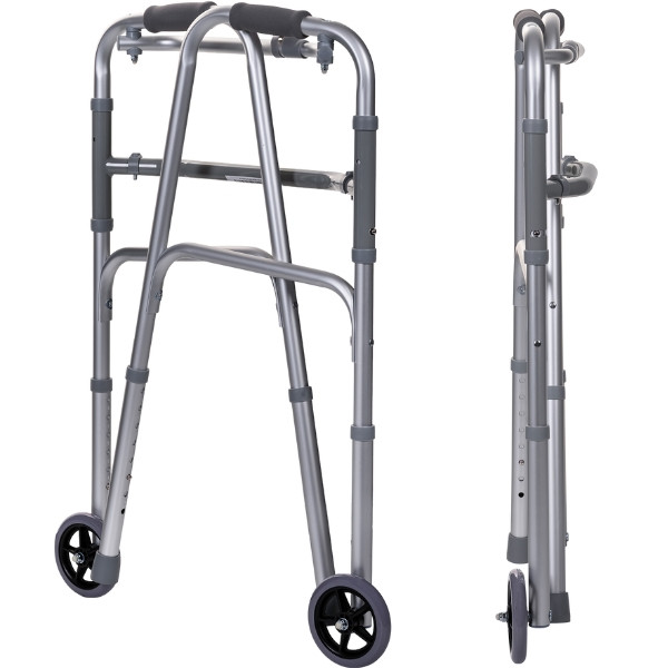Balkonik rehabilitacyjny aluminiowy trójfunkcyjny B100AM - zdjęcie 4