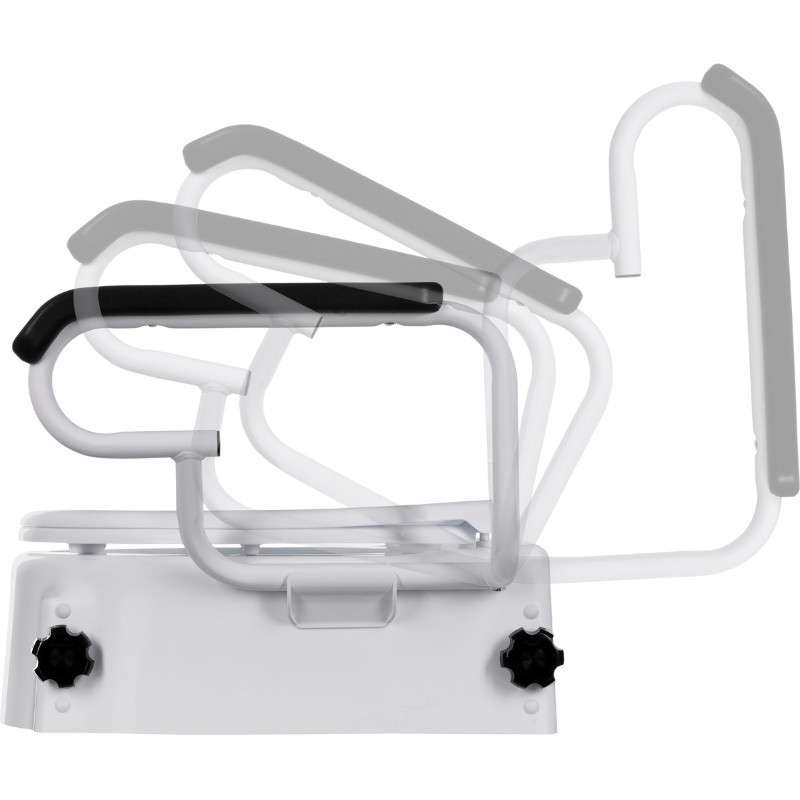 Nasadka podwyższająca na toaletę z klapą i uchwytami NT200AM marki ActionMED - zdjęcie 2