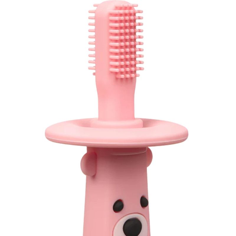 Muzyczna szczoteczka-gryzak do zębów dla dzieci Haxe Lulino - kolor Różowy - zdjęcie 3