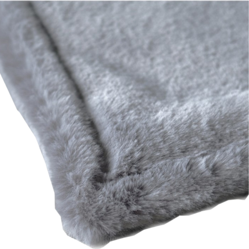 Ogrzewany miękki koc szary Glovii GB2G - zdjęcie 3