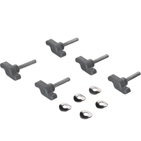 Taboret prysznicowy aluminiowy okrągły z regulacją wysokości KP200AM - zdjęcie 5