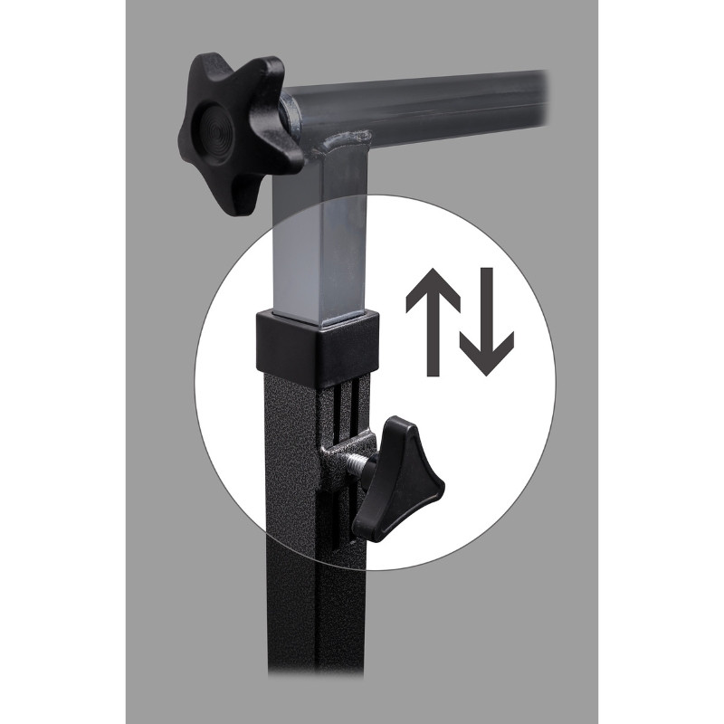 Stolik przyłóżkowy regulowany na kółkach z regulacją nachylenia blatu SP100AM marki ActionMED - zdjęcie 2