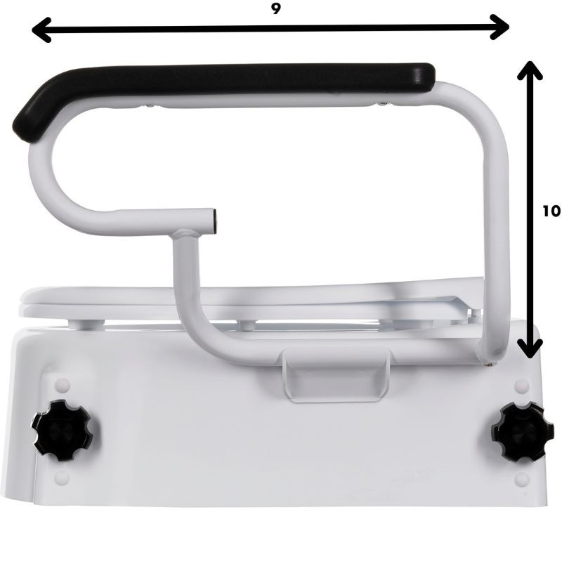 Nasadka podwyższająca na toaletę z klapą i uchwytami NT200AM marki ActionMED - zdjęcie 7