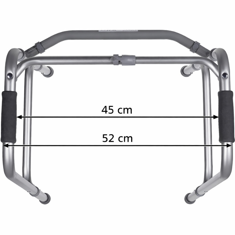 Balkonik rehabilitacyjny aluminiowy trójfunkcyjny B100AM - zdjęcie 8