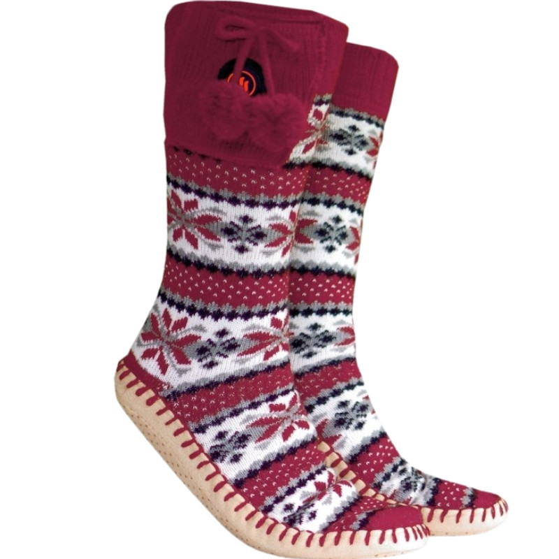 Kapcie ogrzewane rozmiar M wzór norweski Glovii GQ5L - zdjęcie 4