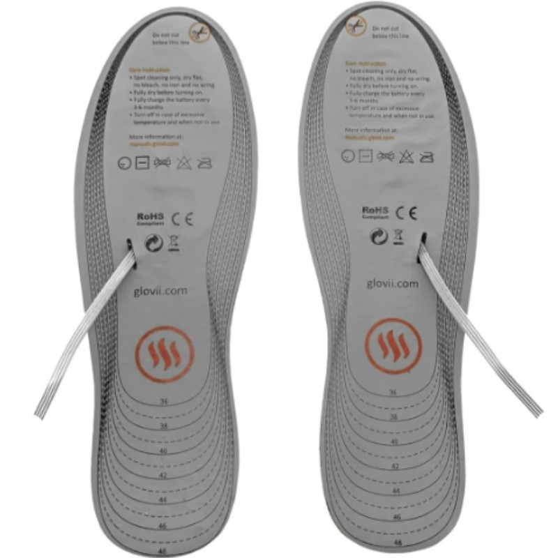 Wkładki do butów narciarskich z ogrzewaniem + aplikacja Glovii GW4U - zdjęcie 4